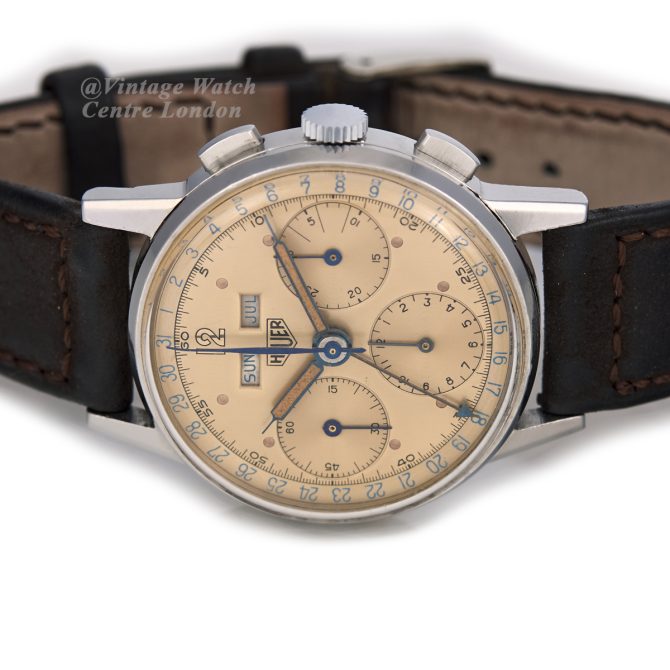 Heuer Chronograph Triple Date c1963 (9)