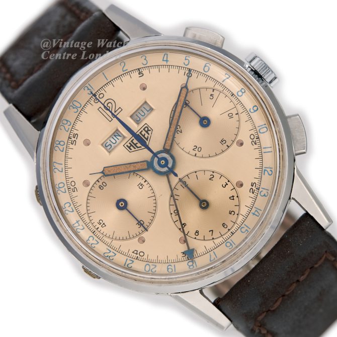 Heuer Chronograph Triple Date c1963 (10)