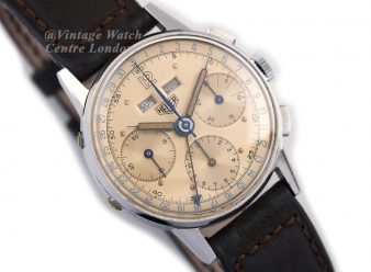 Heuer Chronograph Triple Date c1963 - hover