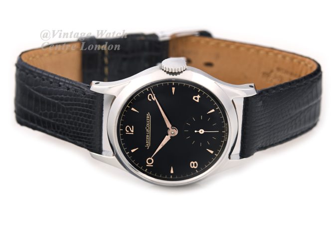 Jaeger-LeCoultre Steel, Black Explorer Dial, 1946 (6)