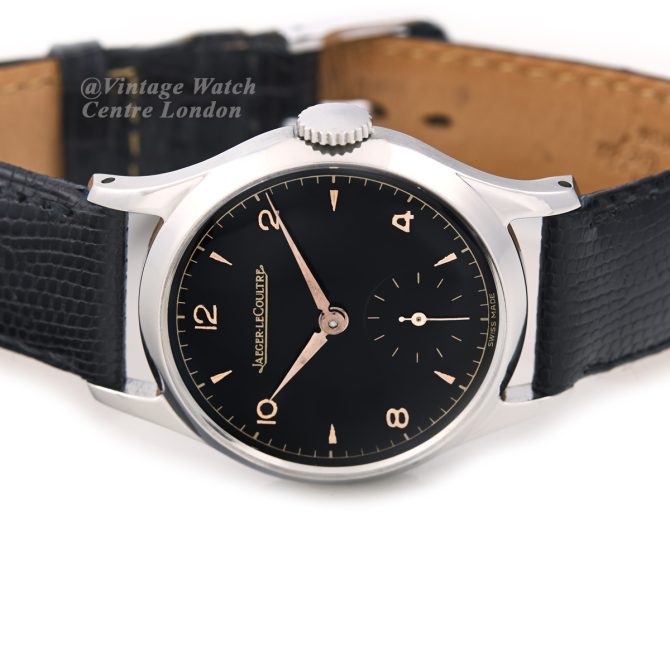 Jaeger-LeCoultre Steel, Black Explorer Dial, 1946 (9)