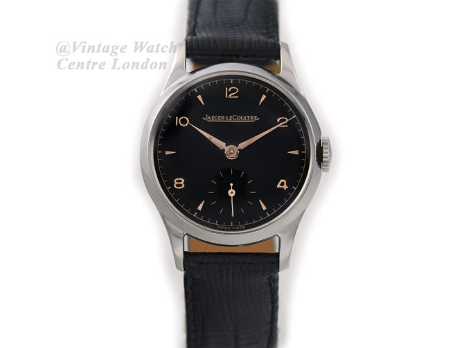 Jaeger-LeCoultre Steel, Black Explorer Dial, 1946 (4)