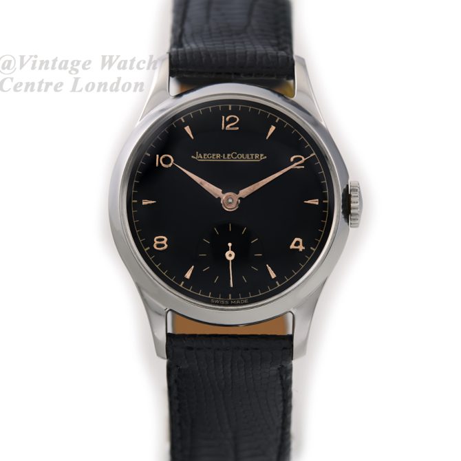 Jaeger-LeCoultre Steel, Black Explorer Dial, 1946 (4) (navigation)