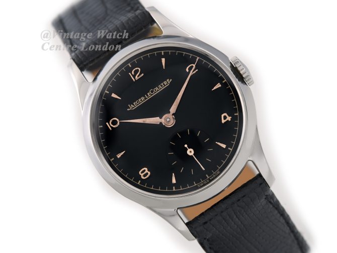 Jaeger-LeCoultre Steel, Black Explorer Dial, 1946 (1)