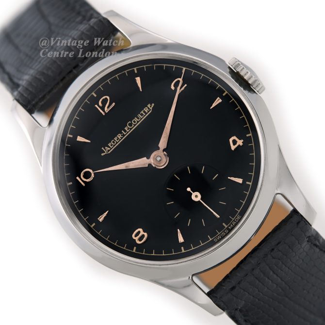 Jaeger-LeCoultre Steel, Black Explorer Dial, 1946 (10)