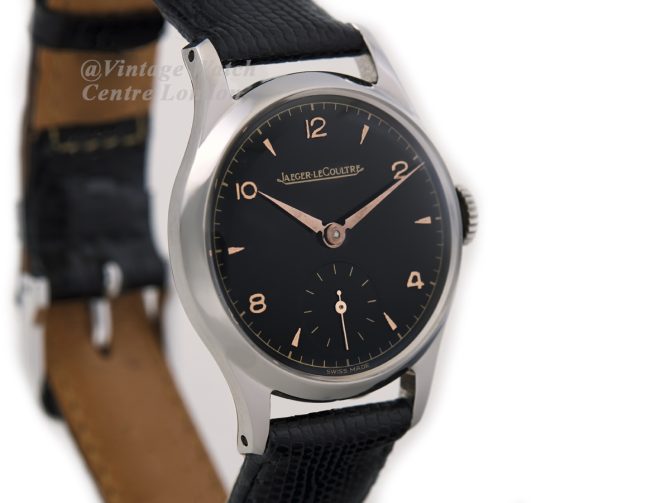 Jaeger-LeCoultre Steel, Black Explorer Dial, 1946 (3)