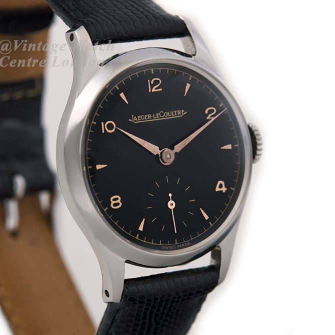 Jaeger-LeCoultre Steel, Black Explorer Dial, 1946 (3) (navigation)
