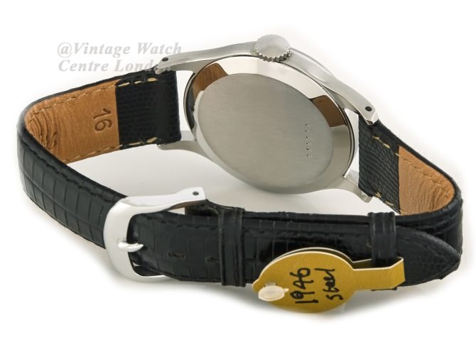 Jaeger-LeCoultre Steel, Black Explorer Dial, 1946 (7)