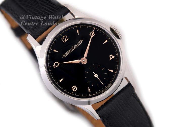 Jaeger-LeCoultre Steel, Black Explorer Dial, 1946 (2)