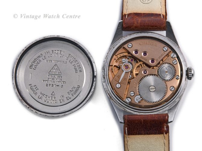 Omega Cal.266 Original Two-Tone Crosshair Dial 1955 36.5mm Oversize (8)