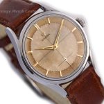 Omega Cal.266 Original Two-Tone Crosshair Dial 1955 36.5mm Oversize mobile navigation (2)