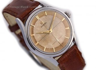 Omega Cal.266 Original Two-Tone Crosshair Dial 1955 36.5mm Oversize - hover
