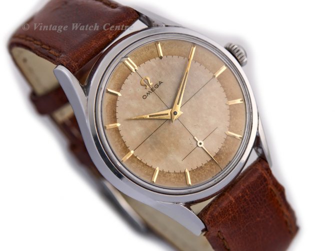 Omega Cal.266 Original Two-Tone Crosshair Dial 1955 36.5mm Oversize (2)