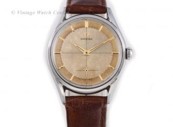 Omega Cal.266 Original Two-Tone Crosshair Dial 1955 36.5mm Oversize