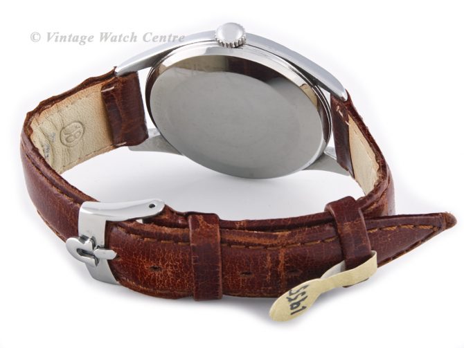 Omega Cal.266 Original Two-Tone Crosshair Dial 1955 36.5mm Oversize (7)