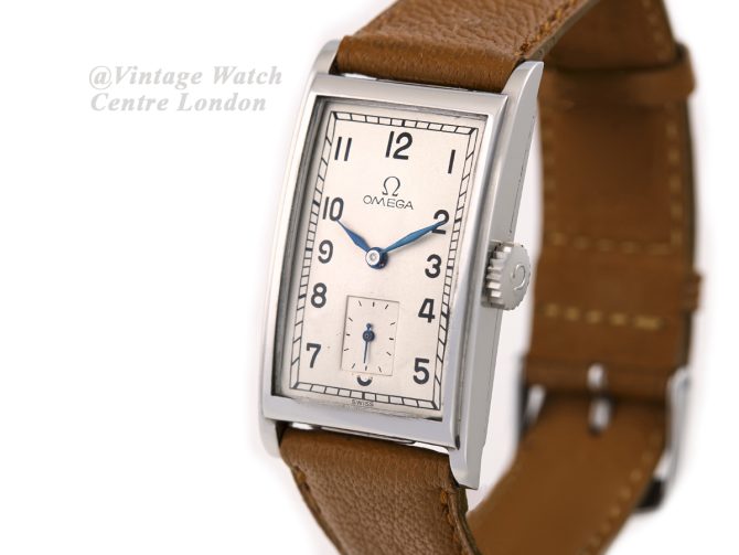 Omega Cal.17T 14ct Curvex Steel Case, 1936 (5)