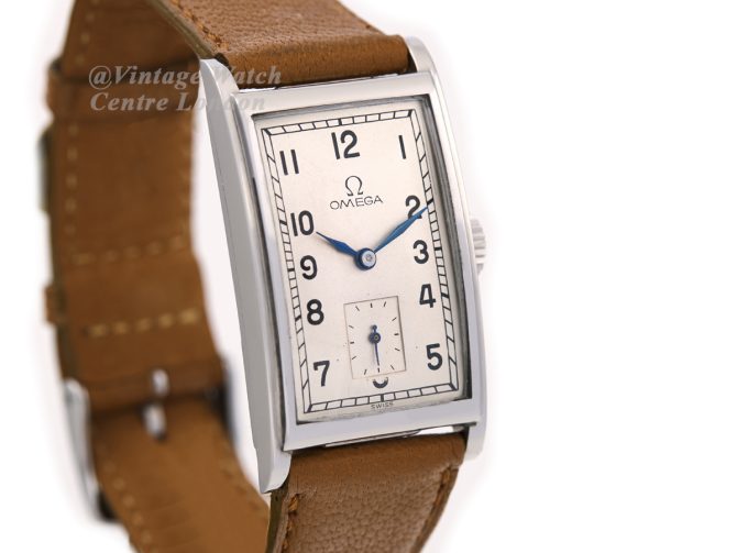 Omega Cal.17T 14ct Curvex Steel Case, 1936 (3)