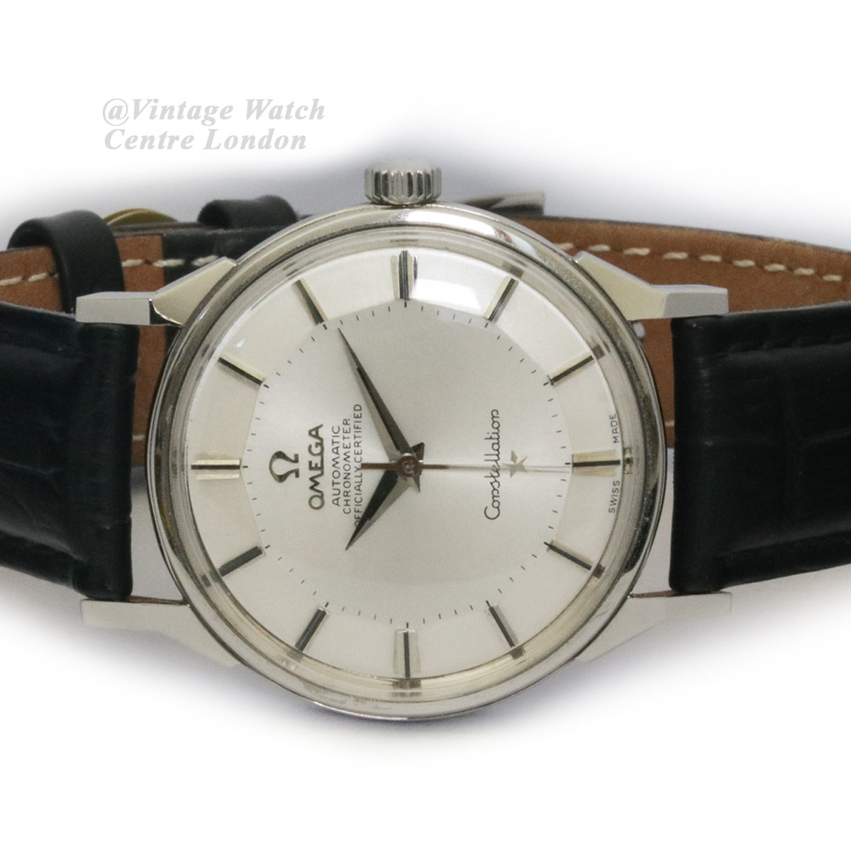 Omega Constellation Cal.551 Pie Pan Steel 1964 Vintage Watch Centre