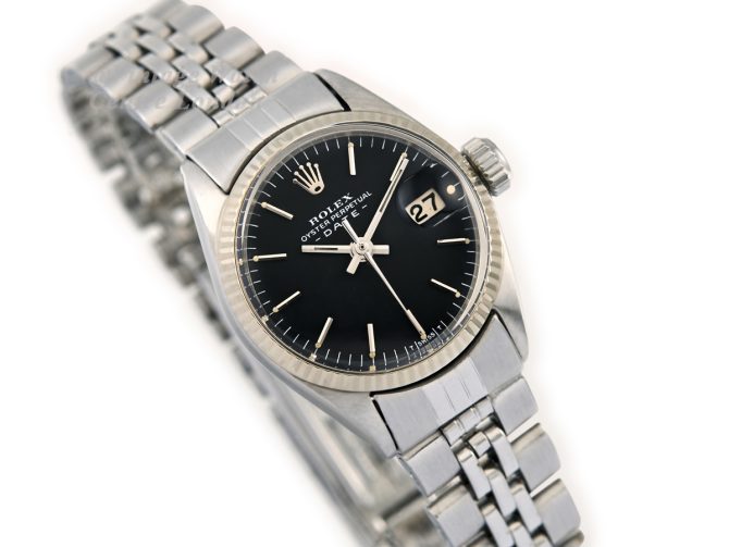 Ladies Rolex Oyster Perpetual Date Model Ref.6519 1971 (2)