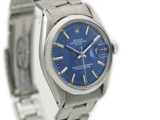 Rolex Oyster Perpetual Date Ref.1500 1967 Blue Dial (3)