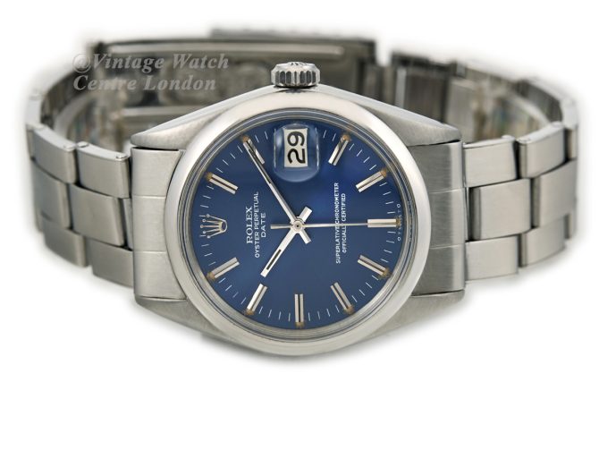 Rolex Oyster Perpetual Date Ref.1500 1967 Blue Dial (6)