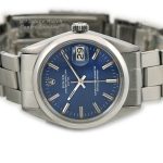 Rolex Oyster Perpetual Date Ref.1500 1967 Blue Dial mobile navigation (8)