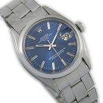 Rolex Oyster Perpetual Date Ref.1500 1967 Blue Dial mobile navigation (2)