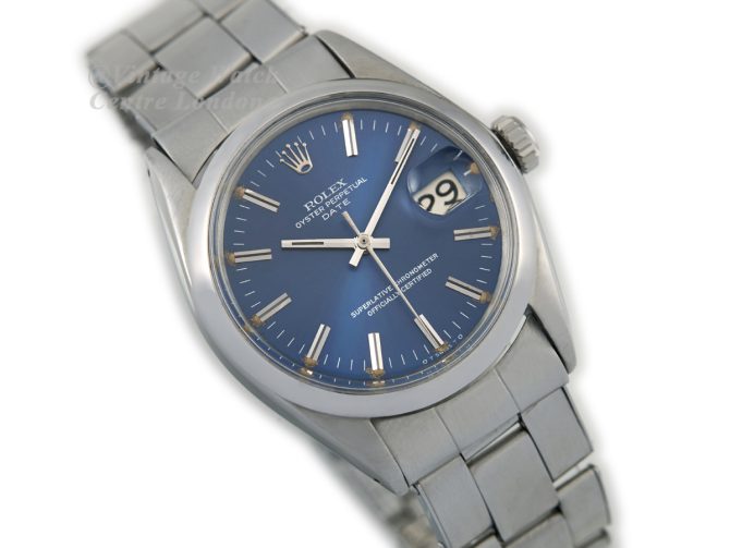 Rolex Oyster Perpetual Date Ref.1500 1967 Blue Dial (2)