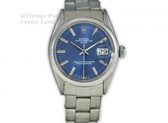 Rolex Oyster Perpetual Date Ref.1500 1967 Blue Dial