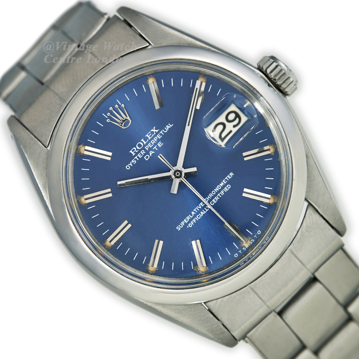 Rolex Oyster Date Ref.1500 1967 Blue | Watch Centre