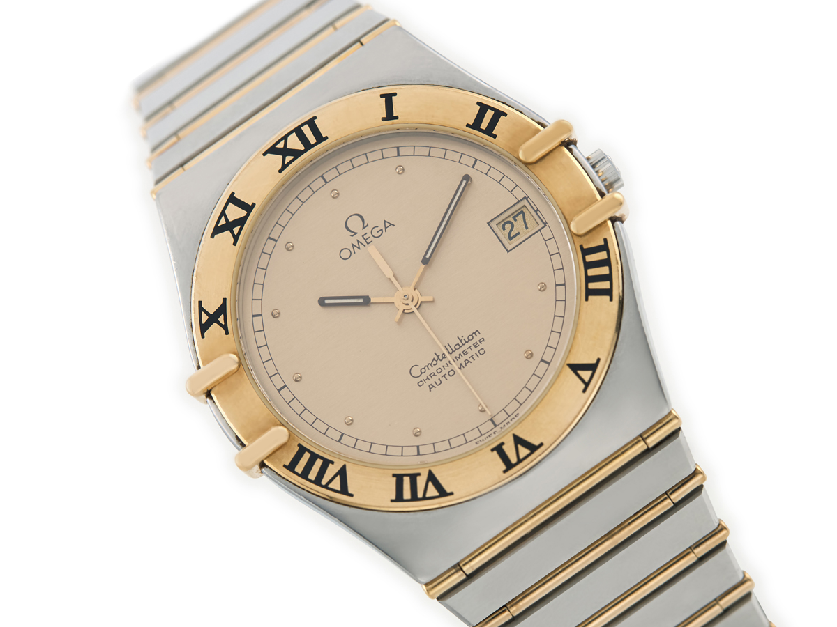 Omega 38mm Constellation Double Eagle Co-Axial Automatic Champagne Dial  #1503.30 | eBay