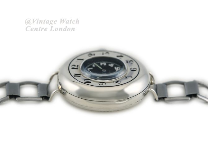 Rolex Half Hunter Sterling Silver 1917 (10)