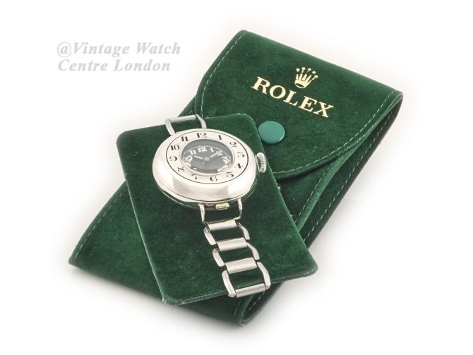 Rolex Half Hunter Sterling Silver 1917 (14)