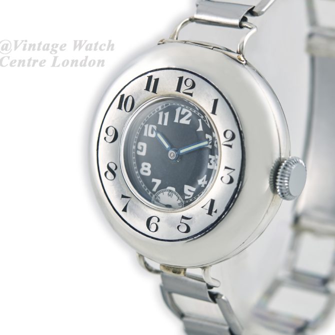 Rolex Half Hunter Sterling Silver 1917 (5) (navigation)