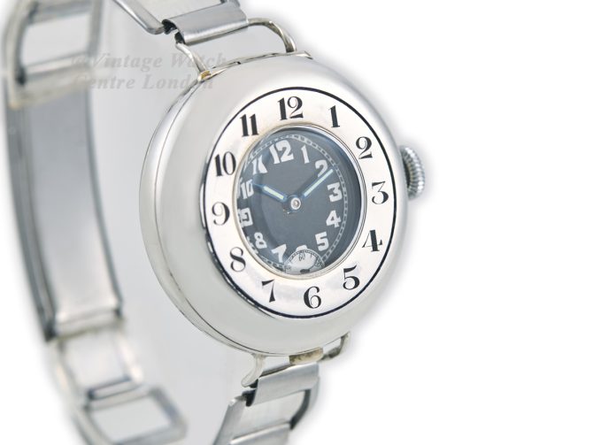 Rolex Half Hunter Sterling Silver 1917 (3)