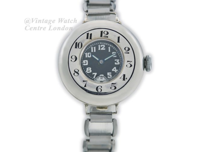 Rolex Half Hunter Sterling Silver 1917 (4)