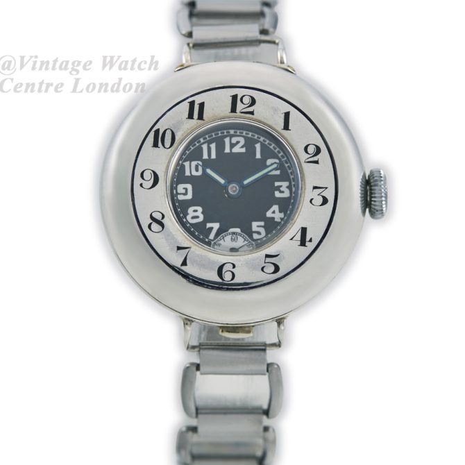 Rolex Half Hunter Sterling Silver 1917 (4) (navigation)
