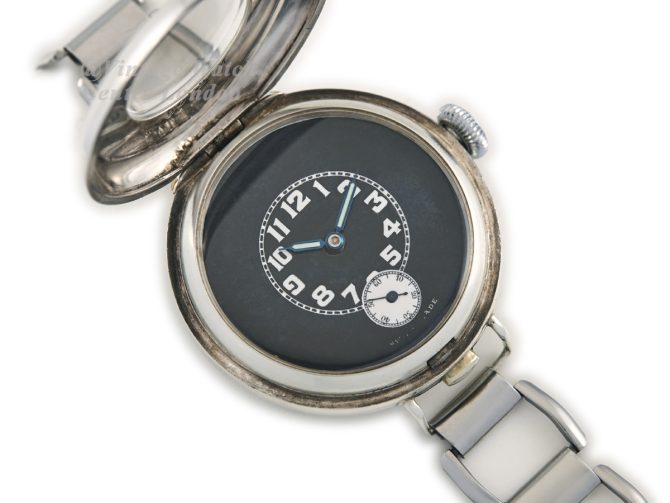 Rolex Half Hunter Sterling Silver 1917 (13)