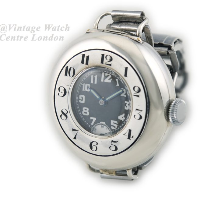 Rolex Half Hunter Sterling Silver 1917 (6) (navigation)