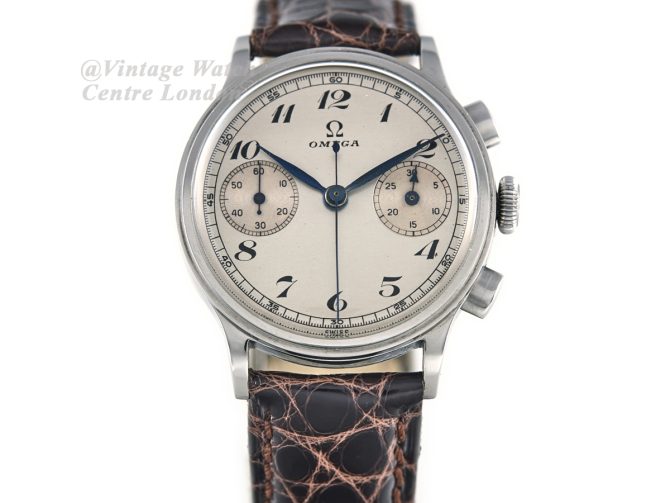Omega Chronograph Cal.33.3/170 1942 Breguet Dial (4)
