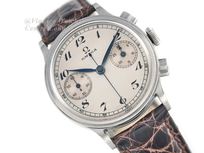 Omega Chronograph Cal.33.3/170 1942 Breguet Dial (1)