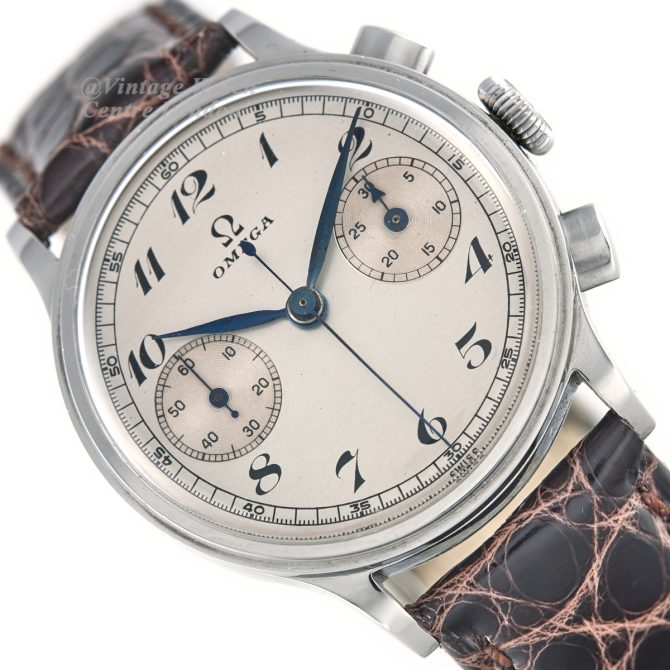 Omega Chronograph Cal.33.3/170 1942 Breguet Dial (10)