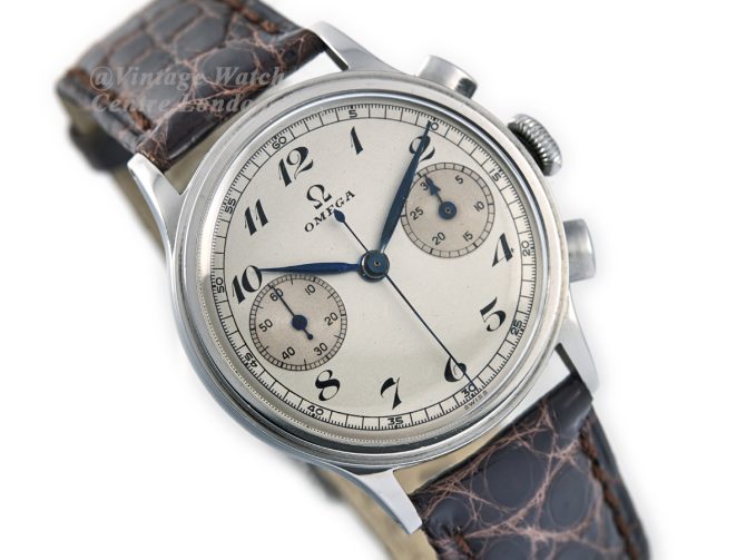 Omega Chronograph Cal.33.3/170 1942 Breguet Dial (2)