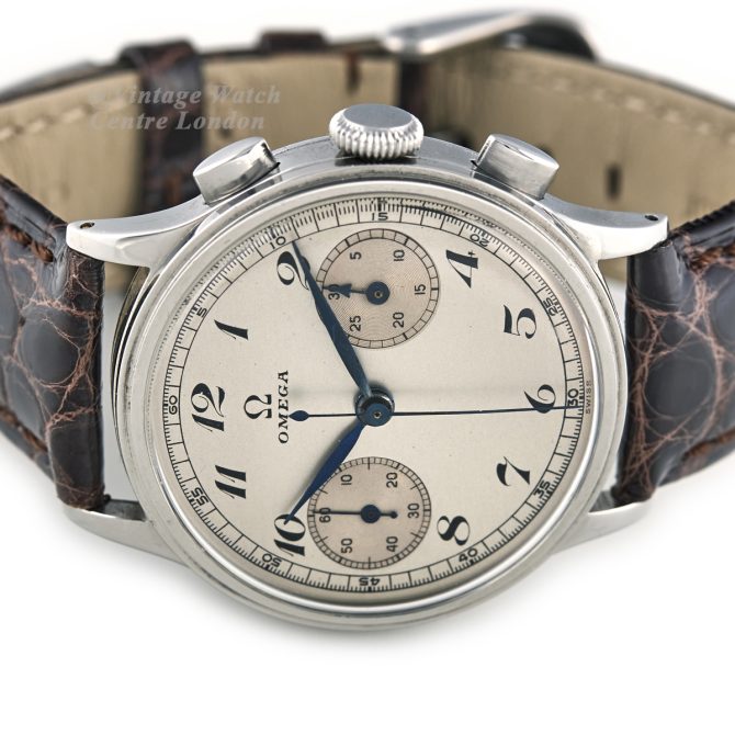 Omega Chronograph Cal.33.3/170 1942 Breguet Dial (9)