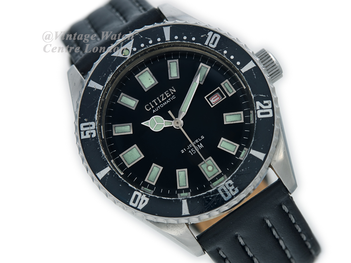 Citizen Automatic Divers Watch Ref.4 600851 Y 1960 Vintage Watch Centre