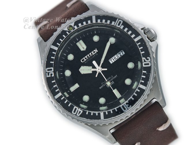 Citizen Automatic Day Date Divers Watch 1979 (1)