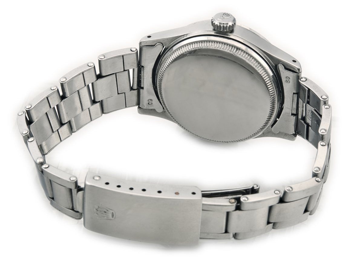 Rolex steel back stainless deals