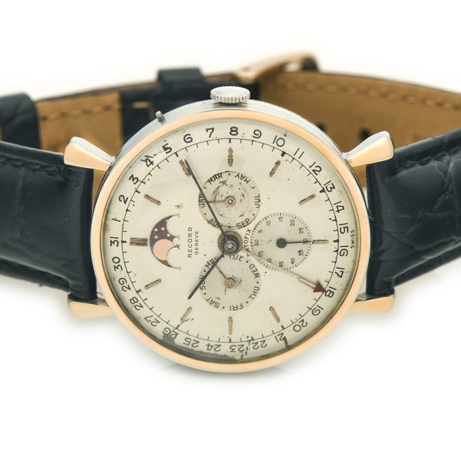 Record Datofix Moonphase Cal.106 c1959 (9)