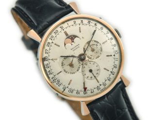 Record Datofix Moonphase Cal.106 c1959 - hover