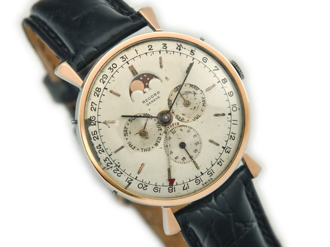 Record Datofix Moonphase Cal.106 c1959 (2)